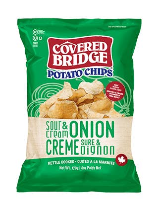 60g Sour Cream & Onion for wholesale by Covered Bridge