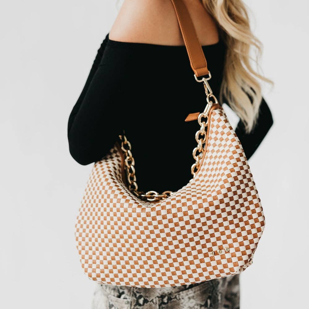 Pretty Simple - Vente Sac porté épaule – femme - Sac à Épaule Tissé Décontracté Sienna - MEILLEURE VENTE9