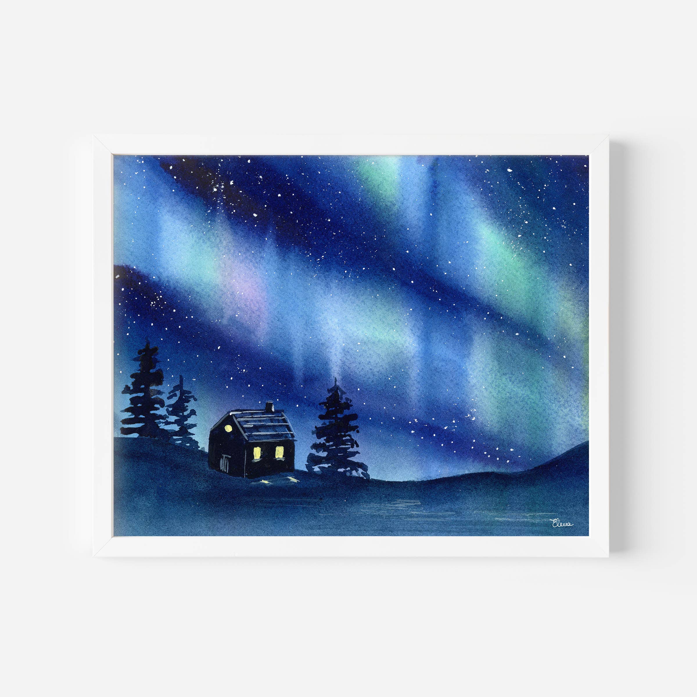 Pintalustika - Joyful Urban Illustrations - Wholesale Art Print - Northern Lights Illustration Art Print