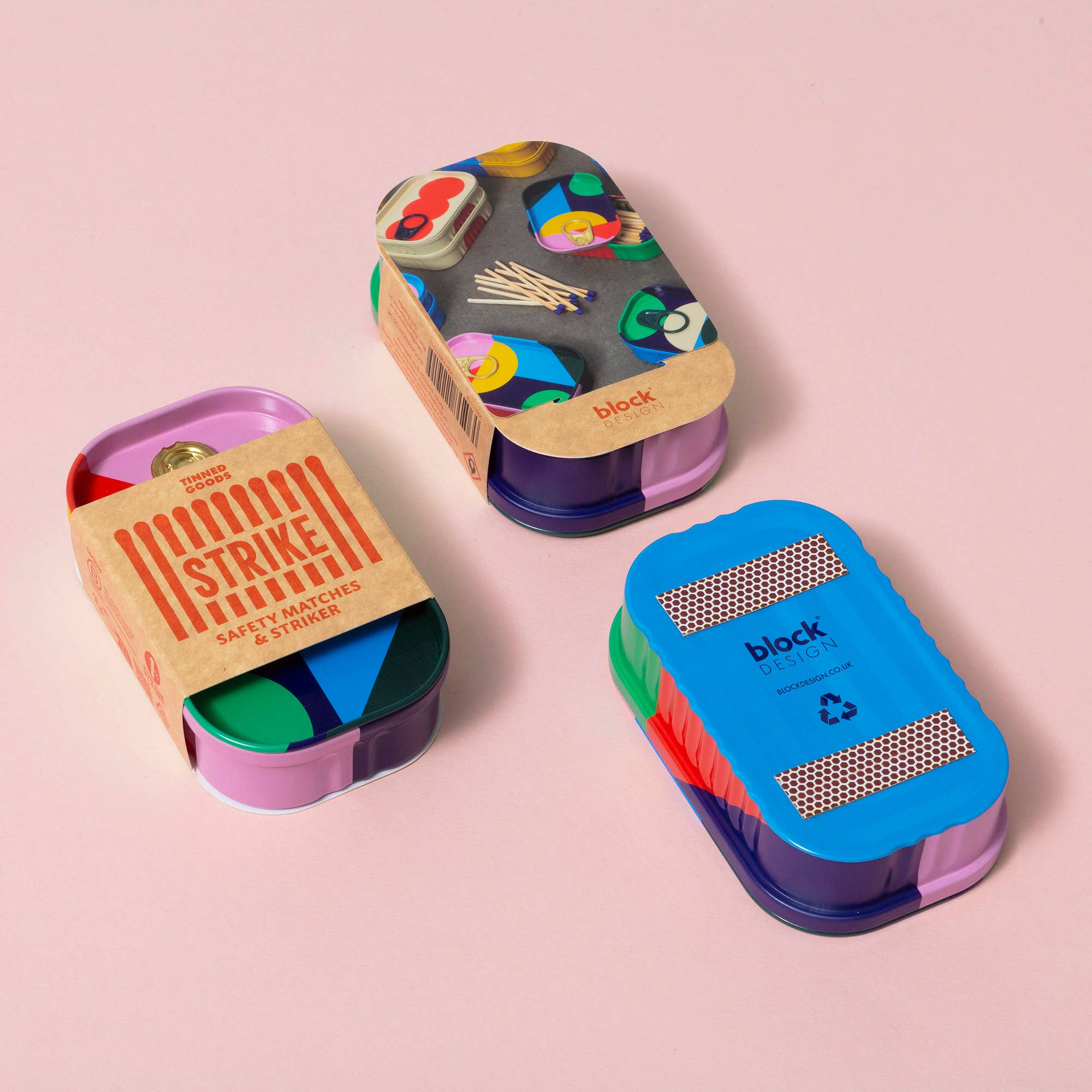 Block Design - Wholesale Matches - Tinned Goods - Safety Matches & Striker3