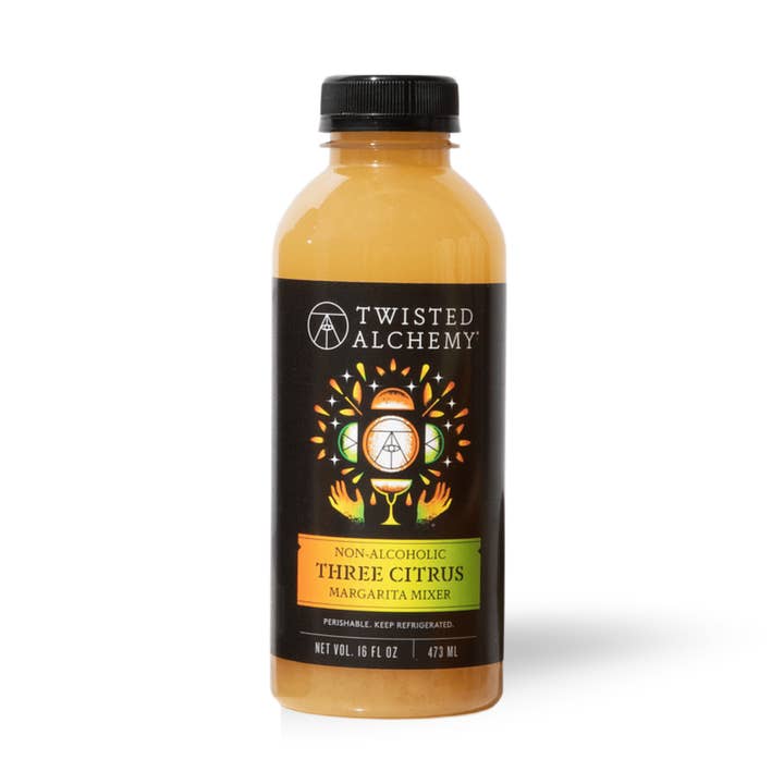 THREE CITRUS MARGARITA MIXER COLD PRESSED 12 x 16oz CASE for wholesale by Twisted Alchemy