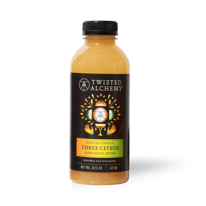 THREE CITRUS MARGARITA MIXER COLD PRESSED 12 x 16oz CASE for wholesale by Twisted Alchemy
