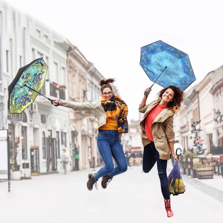 Nupouch / Nufoot - Vente Parapluie – femme - Parapluie inversé Topsy Turvy - 31 couleurs et motifs magnifiques56