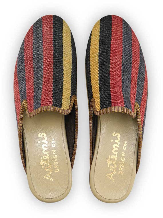 Men's Kilim Slippers - Size 10 for wholesale by Artemis Design Co.