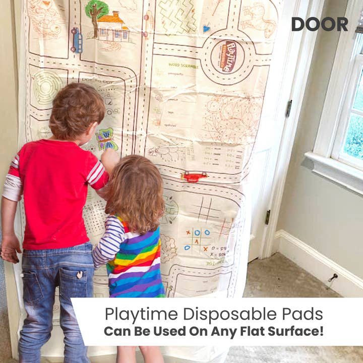 Playtime Edventures LLC - Wholesale Colouring book – Child & baby - Playtime Disposable Fitted Play Pads, (Single Pack).4