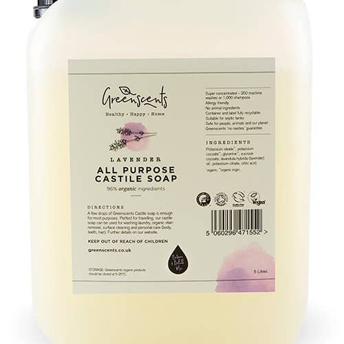 Greenscents Ltd – wholesale Liquid laundry detergent – Greenscents Organic Castile Soap