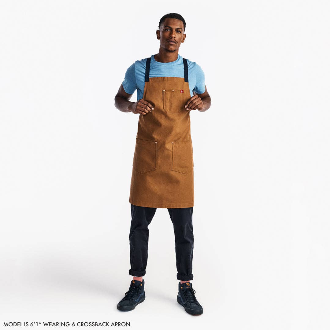 Hedley & Bennett - Wholesale Apron - The Crossback Denim Apron - Abalone Black Denim5