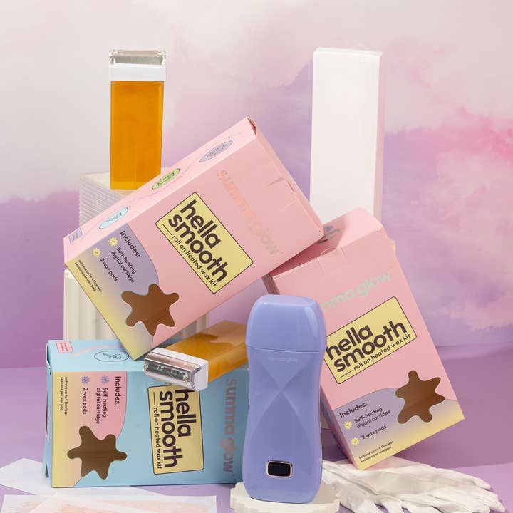 Summa Glow - Wholesale Body hair removal product - Hella Smooth Roll On Heated Wax Kit0
