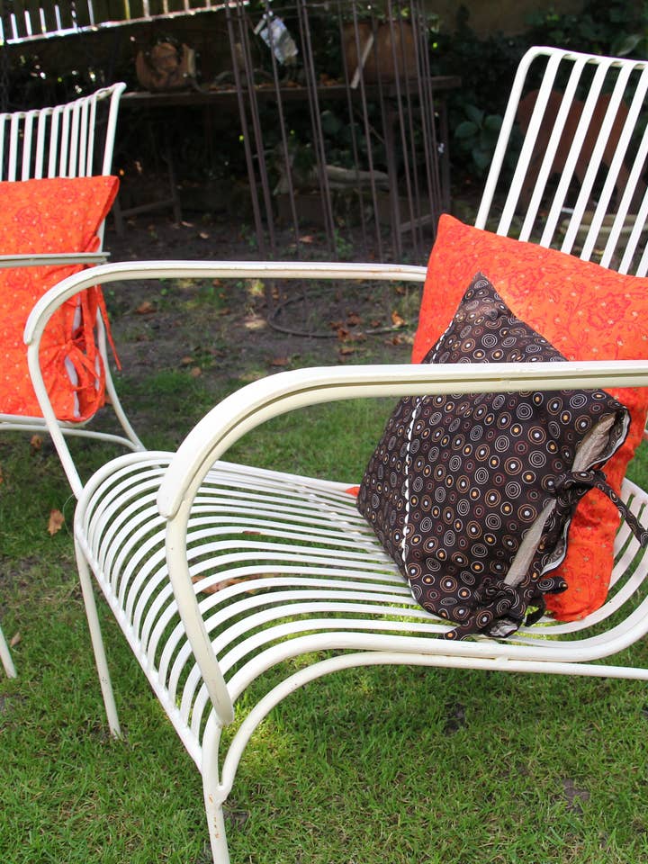 TAIE D'OREILLER AVEC NŒUDS pour la vente par apfelgrün zum Anziehen