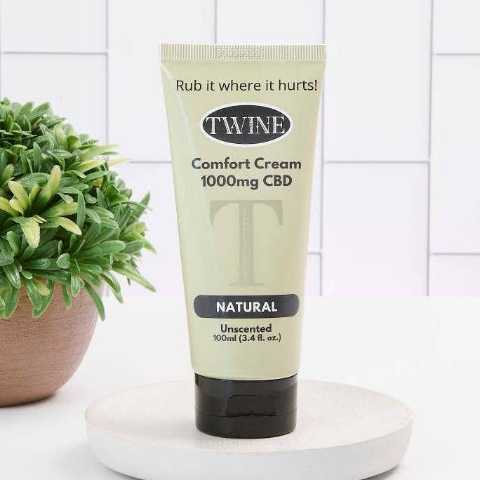 CBD Comfort Cream- Pain Relief Cream - Unscented Natural for wholesale by Twine