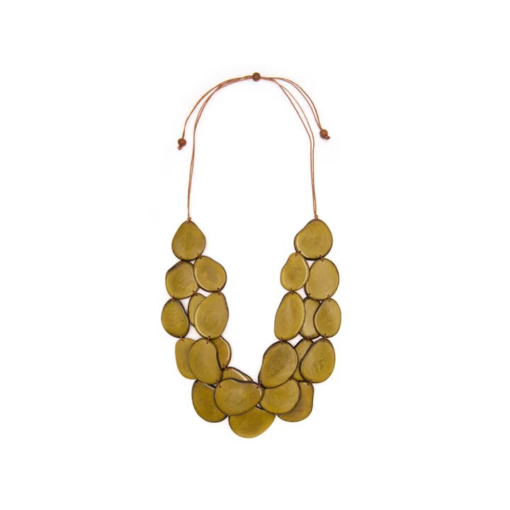 Organic Tagua Jewelry - Wholesale Kralen/parelketting - Amigas halsketting9