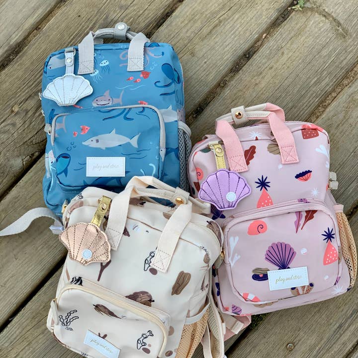 Play and Store - Wholesale Backpack - Kids - Mini Backpack for Kids Sharks2