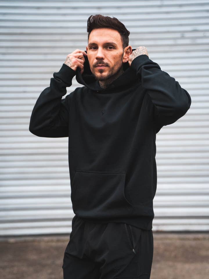 Cerus Black Core Hoodie for wholesale by Cerus Clothing