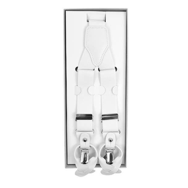 Selini New York - Wholesale Suspenders - Men's - Men's Boxed Button Strap and Clip-On Suspenders0