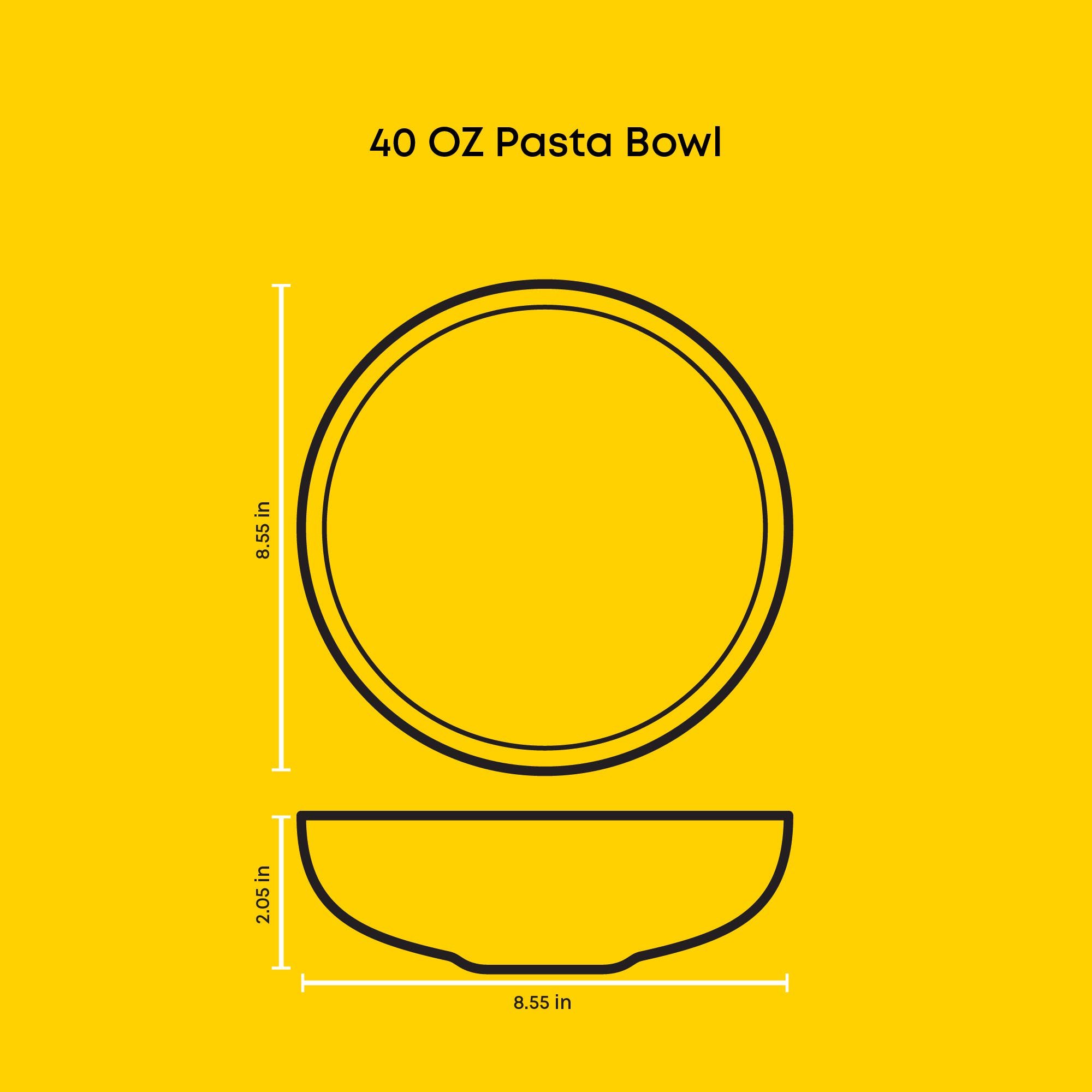 JoyJolt - Wholesale Bowl - JoyJolt Mesa 4-Piece Stoneware Pasta Bowls Set – 40oz6