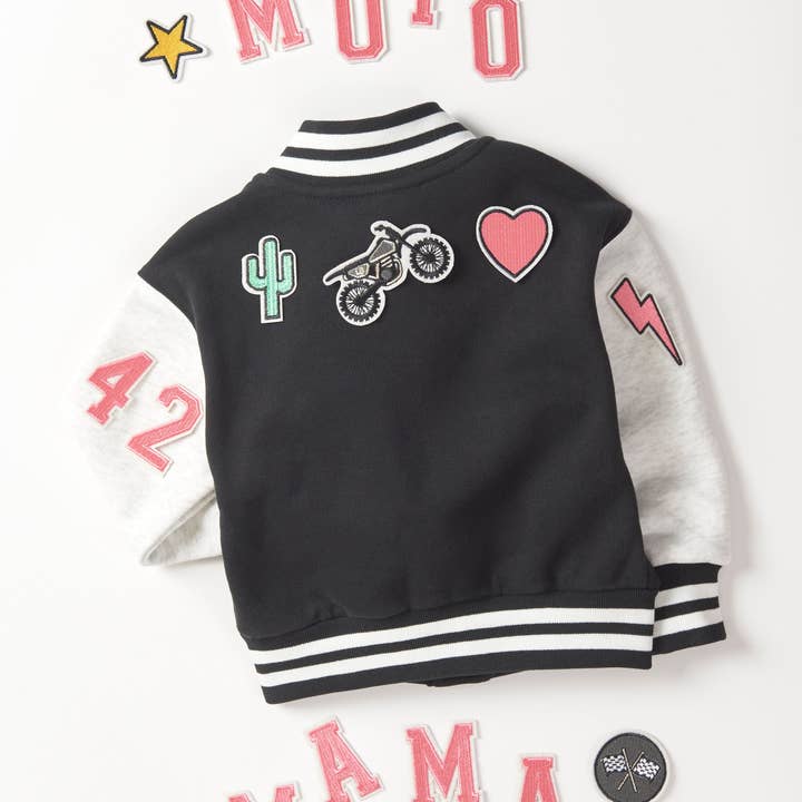 Little Bipsy - Wholesale Patch - Pink Varsity Number Patch