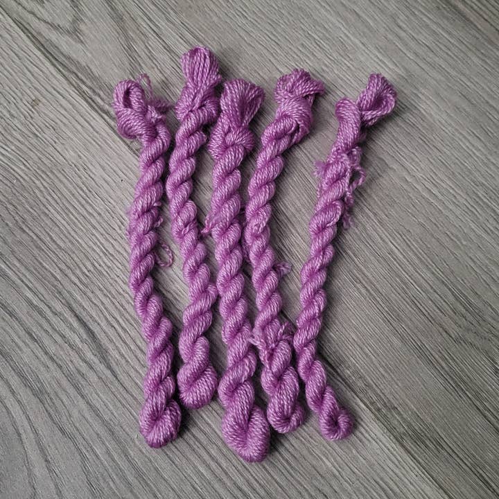 BFL Super Silky Embroidery Thread Amethyst for wholesale by Cornbread and Honey