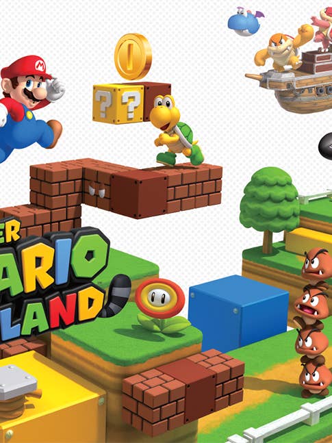 Super Mario 3D Land - Affiche de niveau 11x17 avec sac et planche pour la vente par Pyramid America