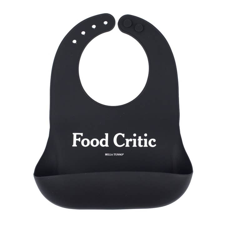 Food Critic Wonder Bib for wholesale by Bella Tunno