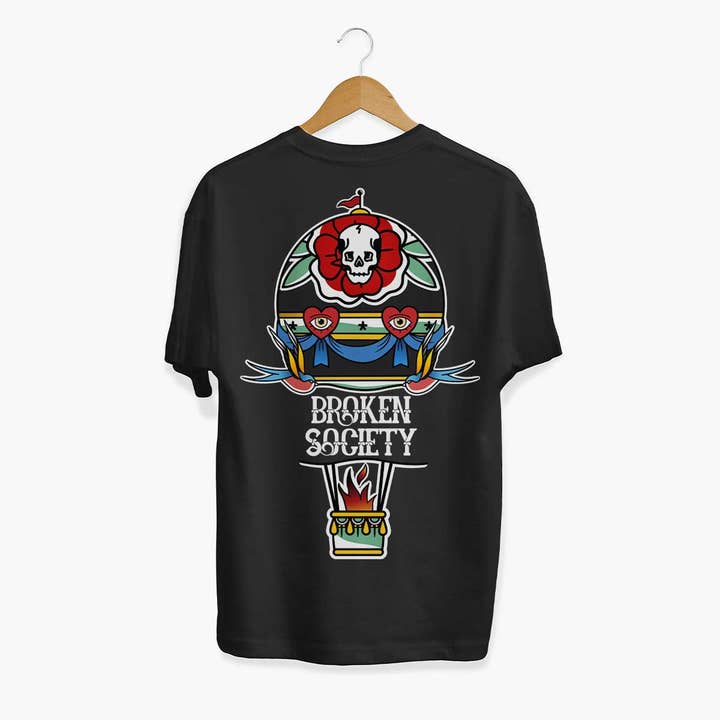 Broken Society – wholesale T-shirts med screentryck – Unisex – Ballong T-shirt (Unisex)
