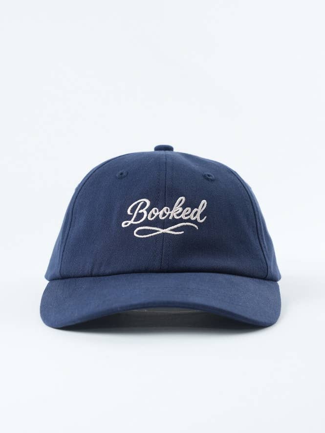 Booked Bookish Dad Hat for wholesale by Well Versed Goods