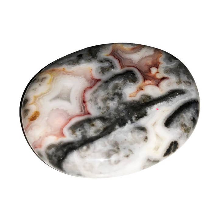 Crazy Lace Agate Pebble for wholesale by France Mineraux