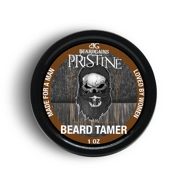 Beard Gains - Wholesale Beard Styling Product - 1 oz Brown Beard Wax1