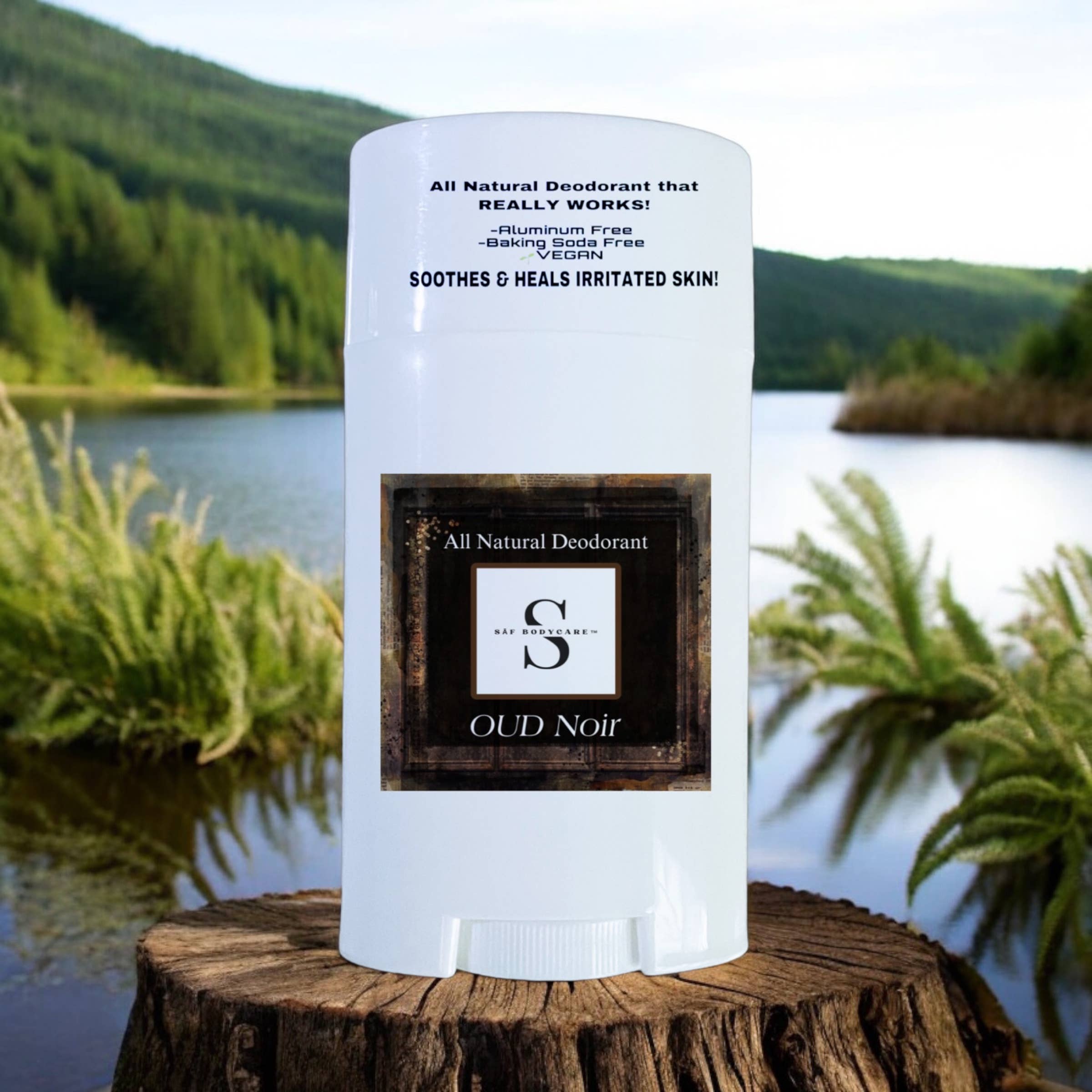 SĀF Body Care - Wholesale Deodorant - Unisex - Oud Noir Natural Deodorant, Aluminum Free, Vegan 3