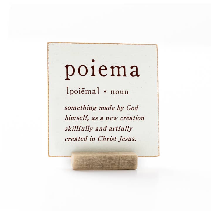 4 x 4" | GH | Poiema for wholesale by Revelation Culture