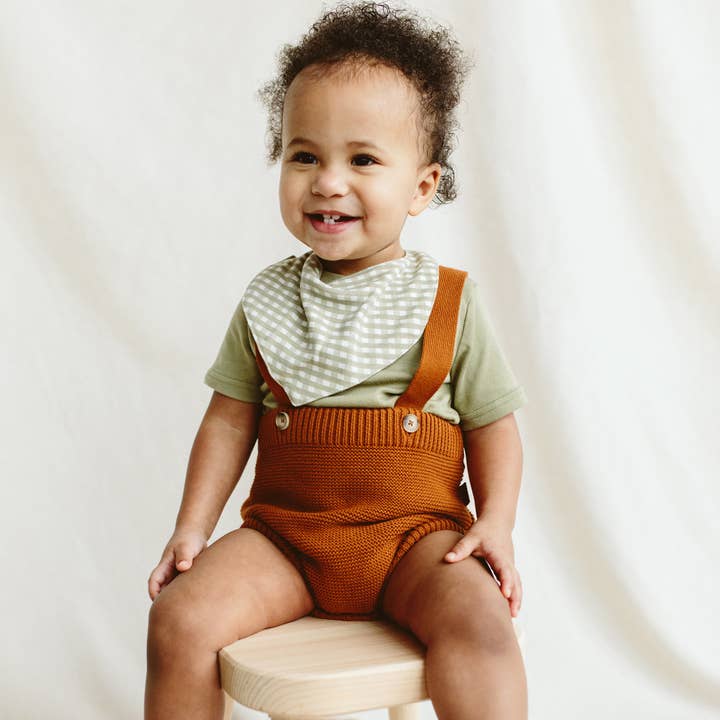 goumikids – Engroshandel Undertøj/bleovertræk - Baby – Bomuld Strik Seler Bloomers - Sienna