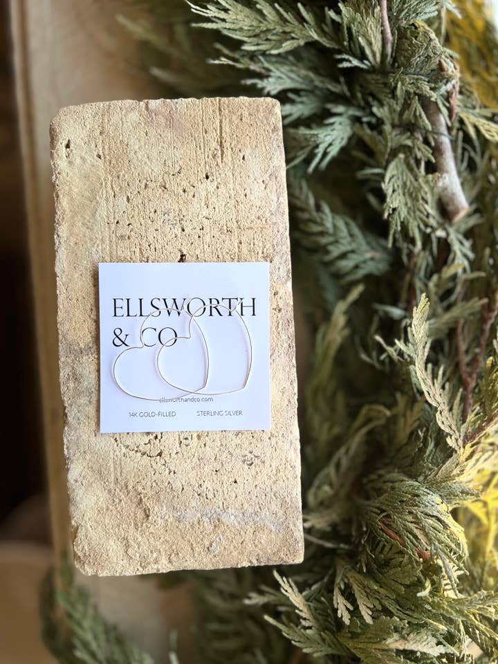 Heart Hoops for wholesale by Ellsworth and Co