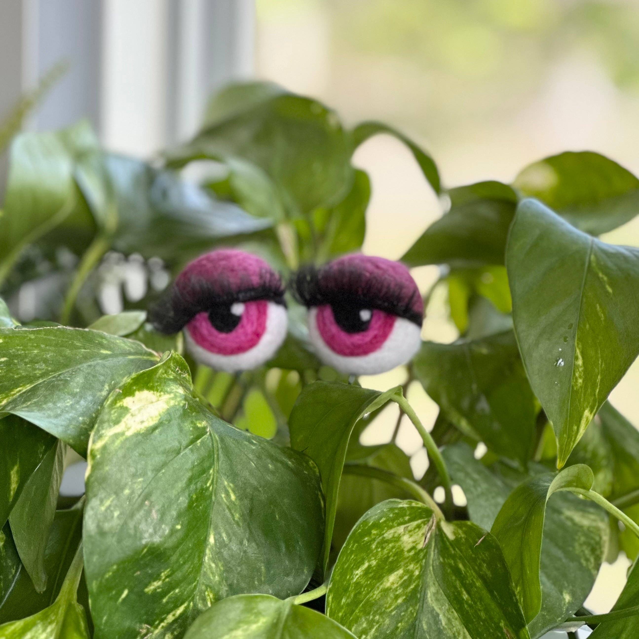 Sheep Farm Felt - Wholesale Garden/Lawn Stake - Felt Planter Eyeballs with Eyelashes 3