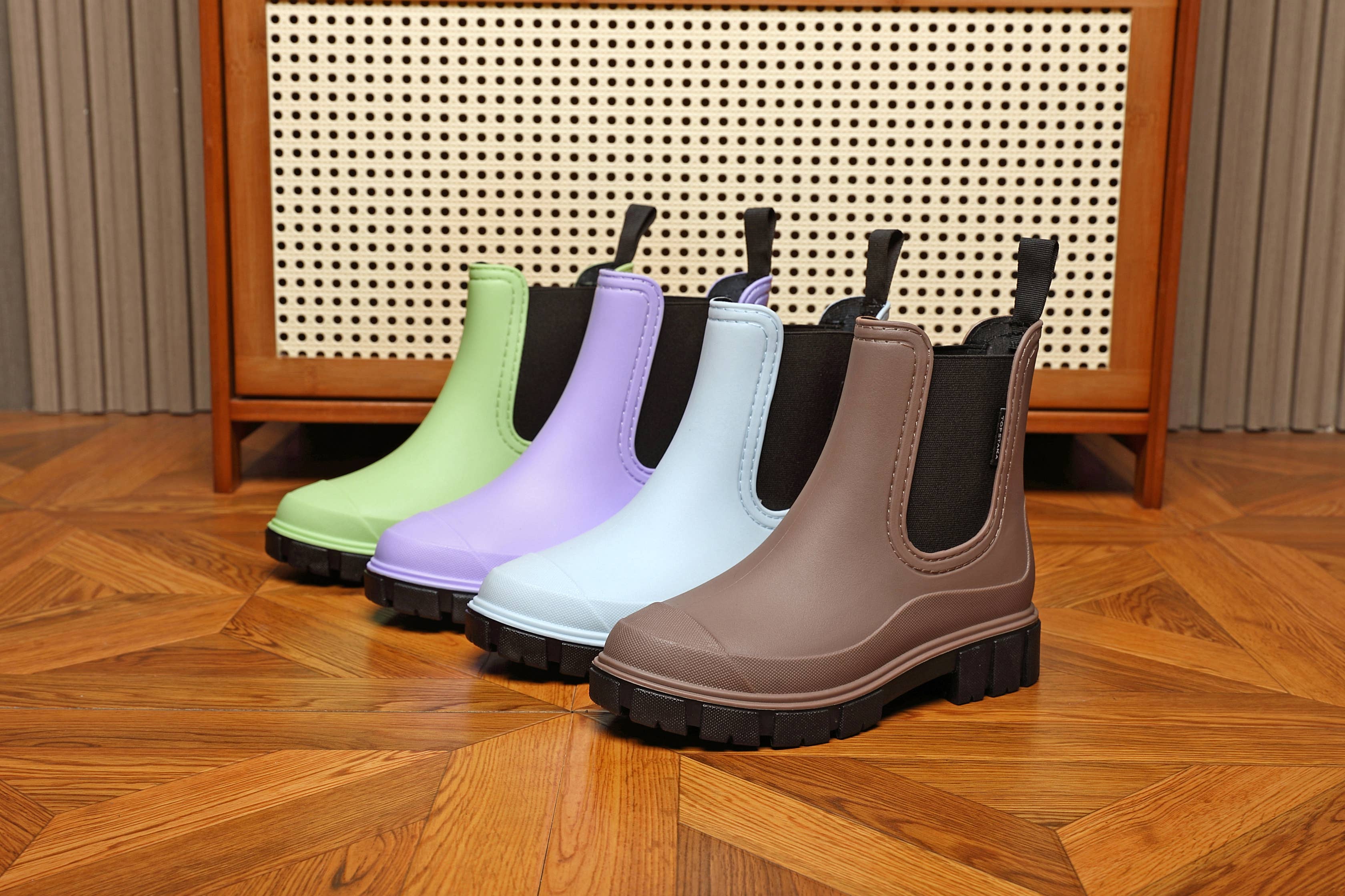 Top Staka - Wholesale Rain Boots - Women's - BG-595 Women's Wellies Boots -  Waterproof Rain Boots6