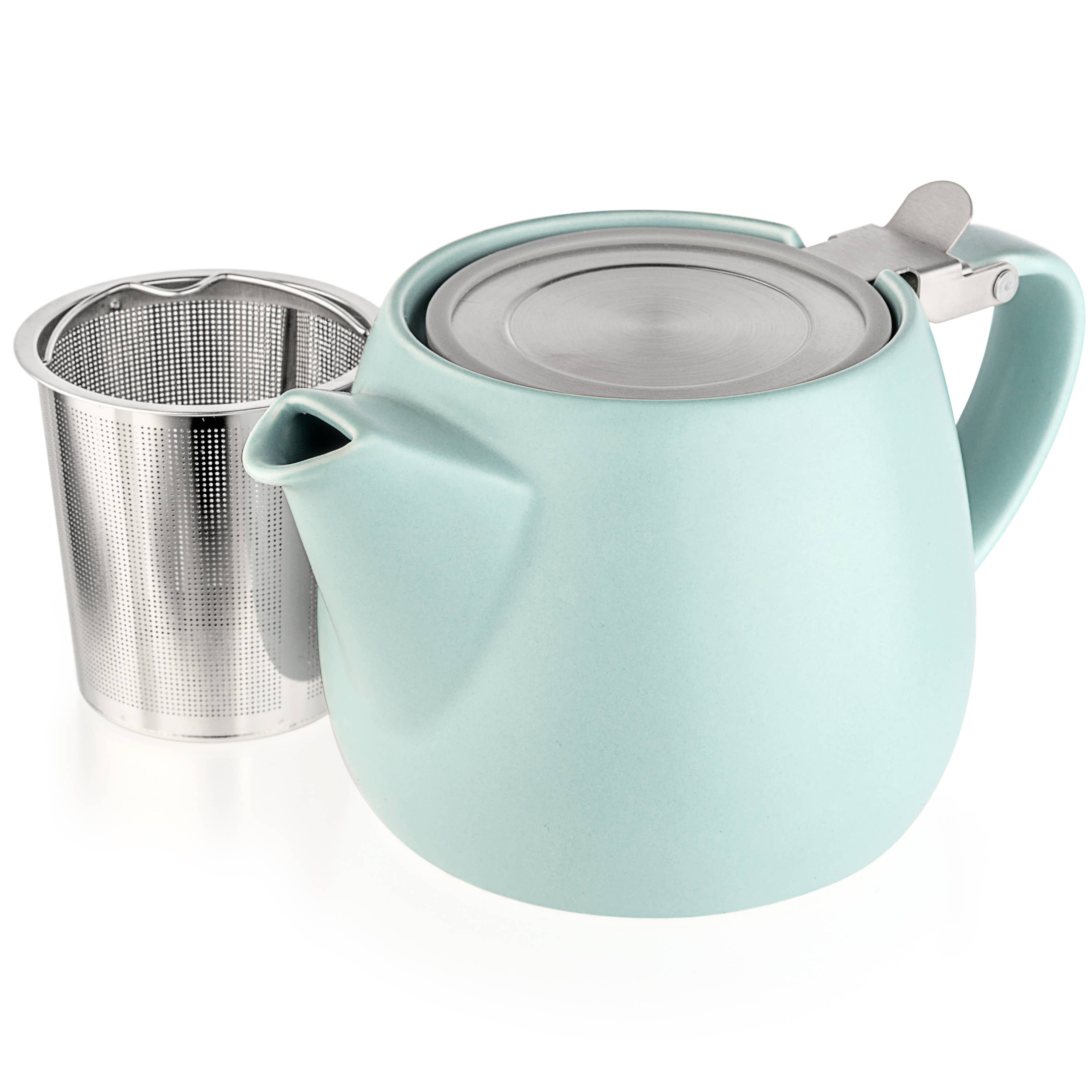 TEALYRA / LUXBE - Venta al por mayor Teteras - Tetera de porcelana Pluto con infusor de metal 540 ml1