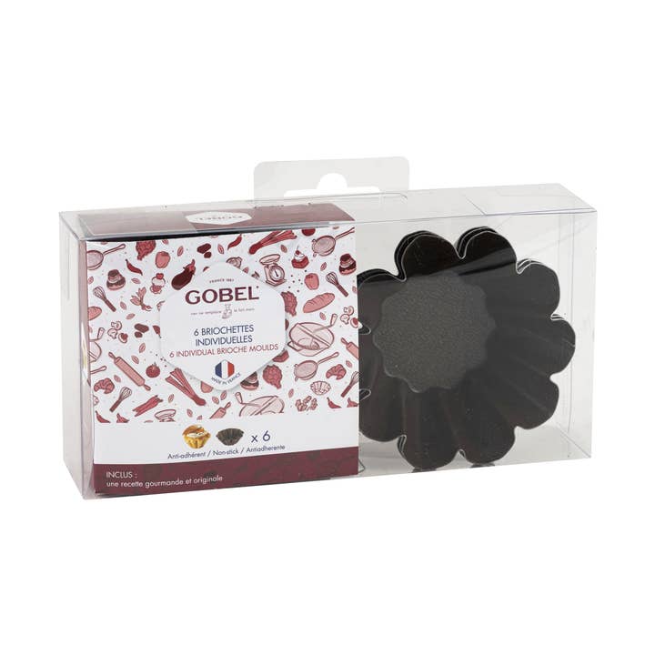 GROUPE LOUIS TELLIER - GOBEL - Wholesale Cake Pan - GOBEL - Box of 6 brioches - non-stick - 2716410