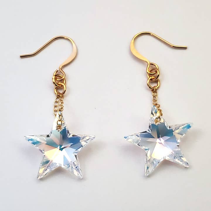 Aurora Star Earrings for wholesale by Verdier Jewelry