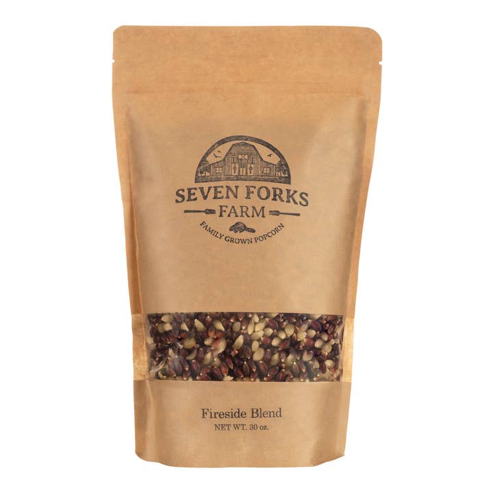Seven Forks Farm - Wholesale Popcorn - Fireside Blend Popcorn 30oz. Bag