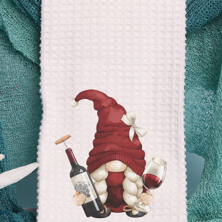 Cali Boutique Wholesale - Vente Torchons - Serviette de toilette Gnome Girl 11822