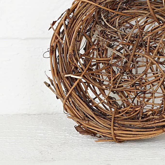 Impressive Enterprises, Inc. - Wholesale Decorative Tabletop Object - M30925- 6nD Twiggy Bird Nest-Natural-1