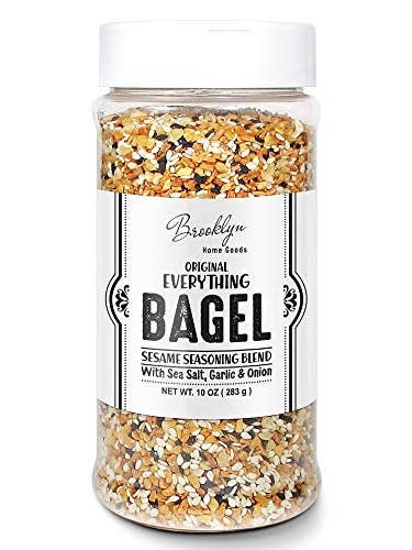 Everything Bagel Seasoning Blend Original XL 10 Ounce Jar for wholesale by Flavorkicker