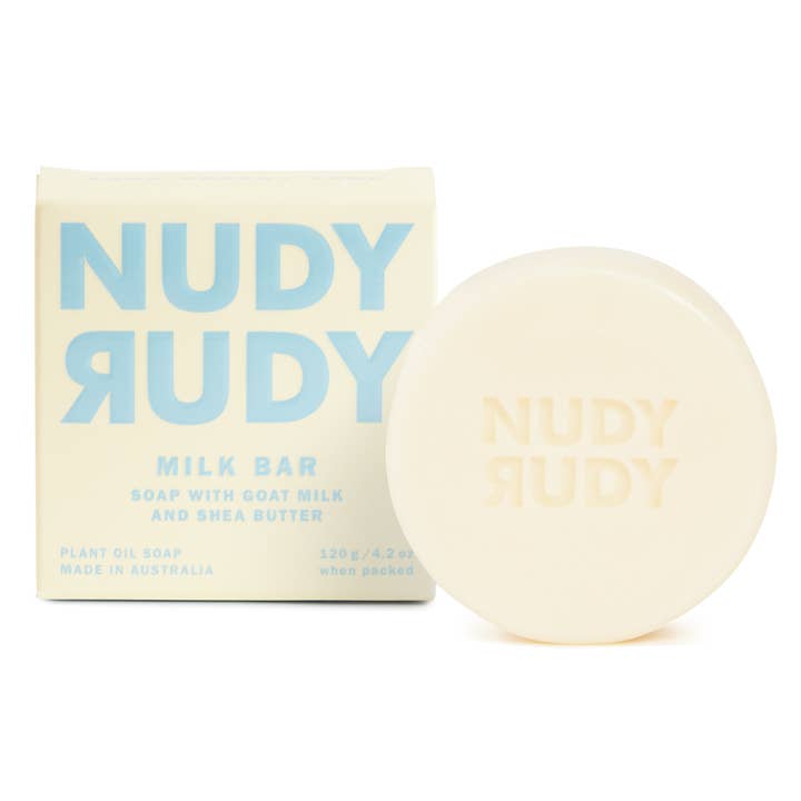 Nudy Rudy Bar Soap 4.2oz - Milk Bar for wholesale by Nudy Rudy