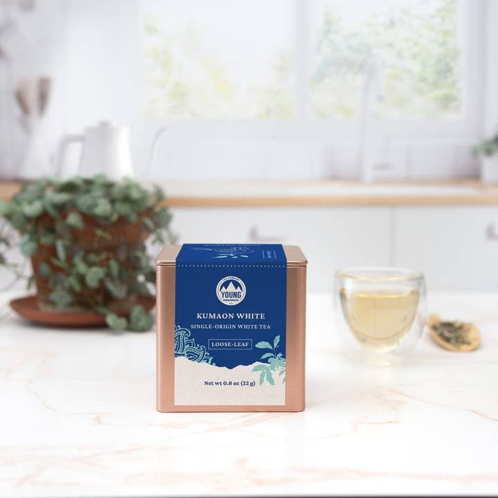 Blanc de Kumaon biologique pour la vente par Young Mountain Tea