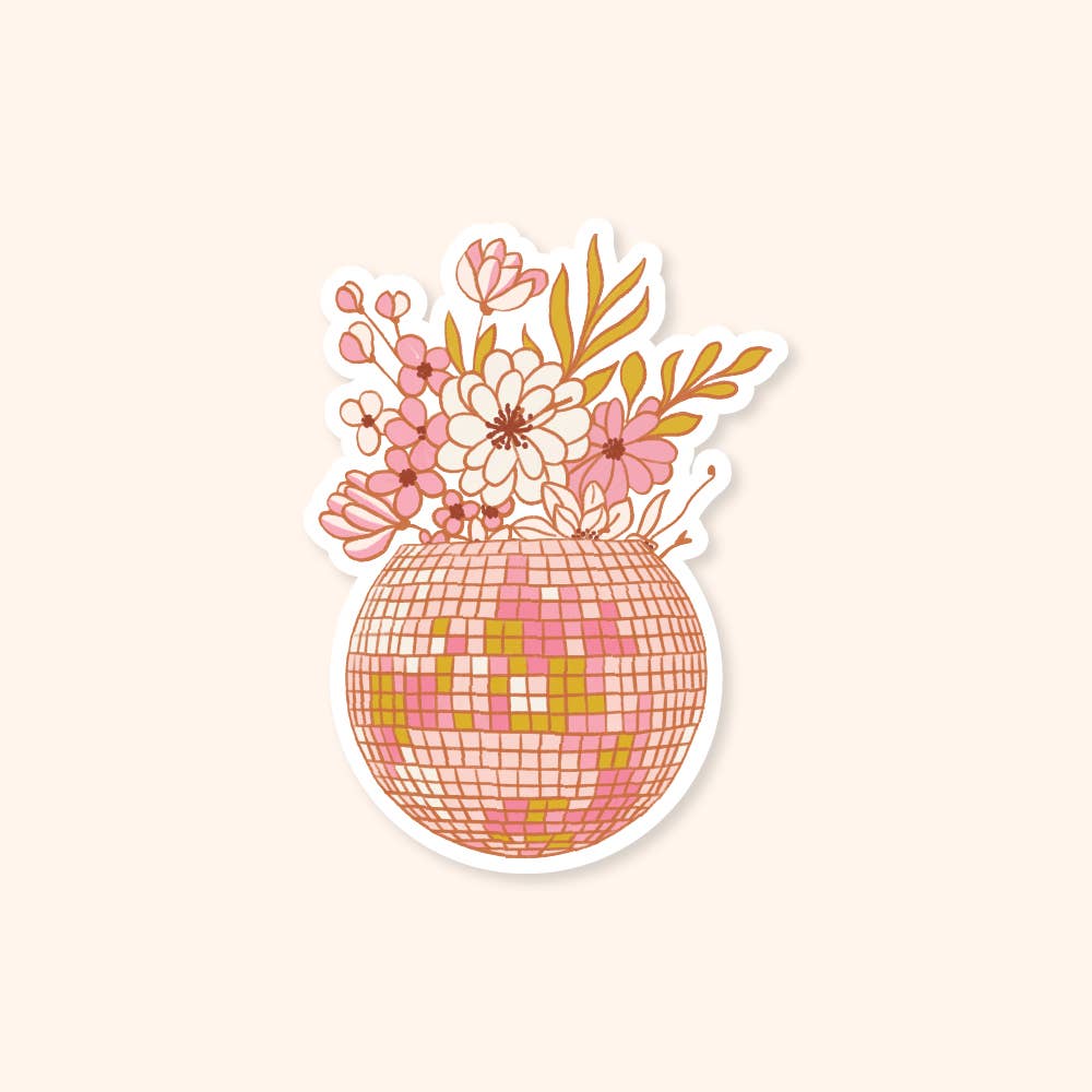 Kach Design Studio - Wholesale Sticker - Disco Ball Sticker1