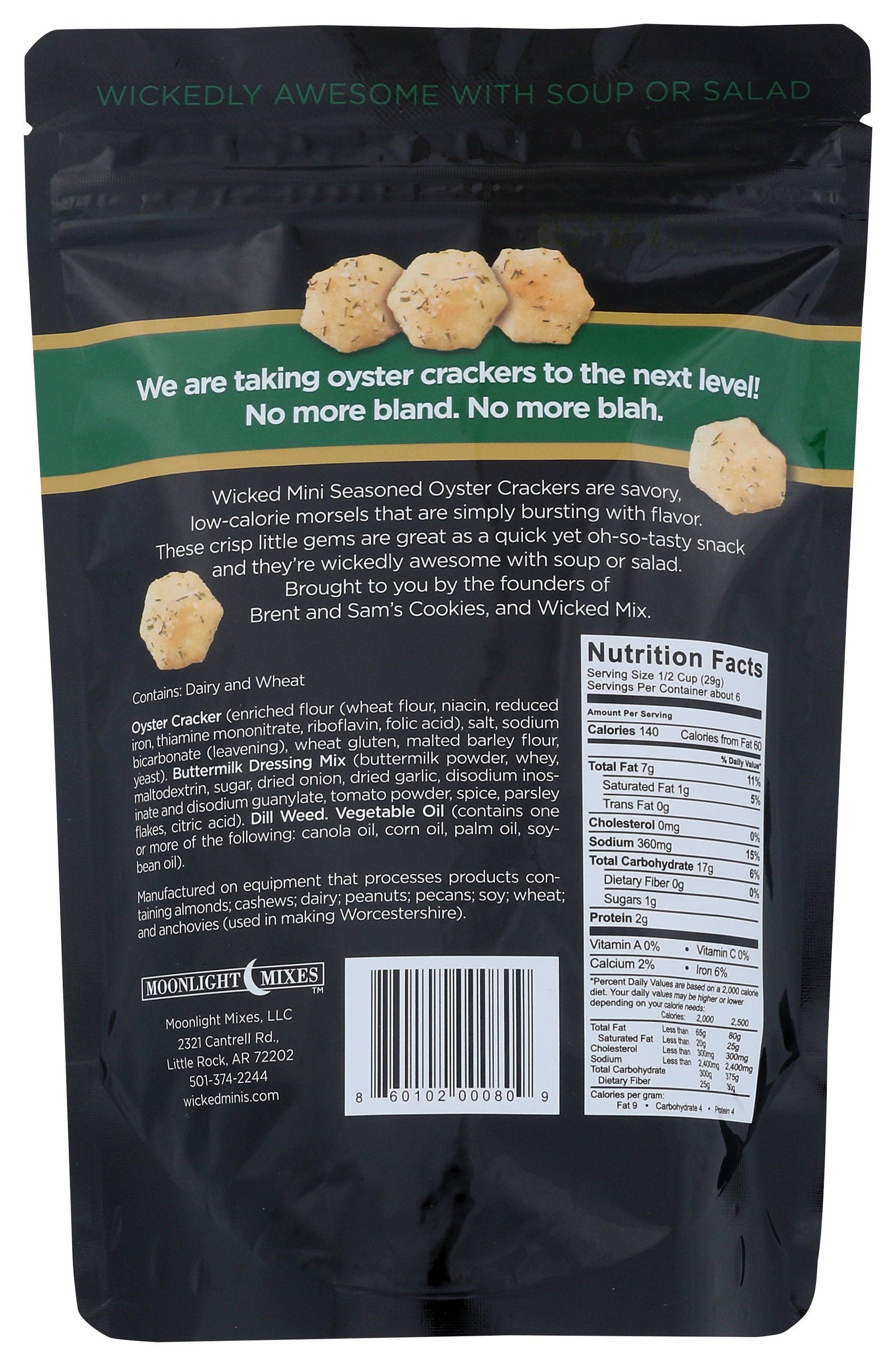 Everyday Supply Co - Wholesale Crackers - WICKED MIX CRACKERS OYSTR GRDN DILL - Case of 61