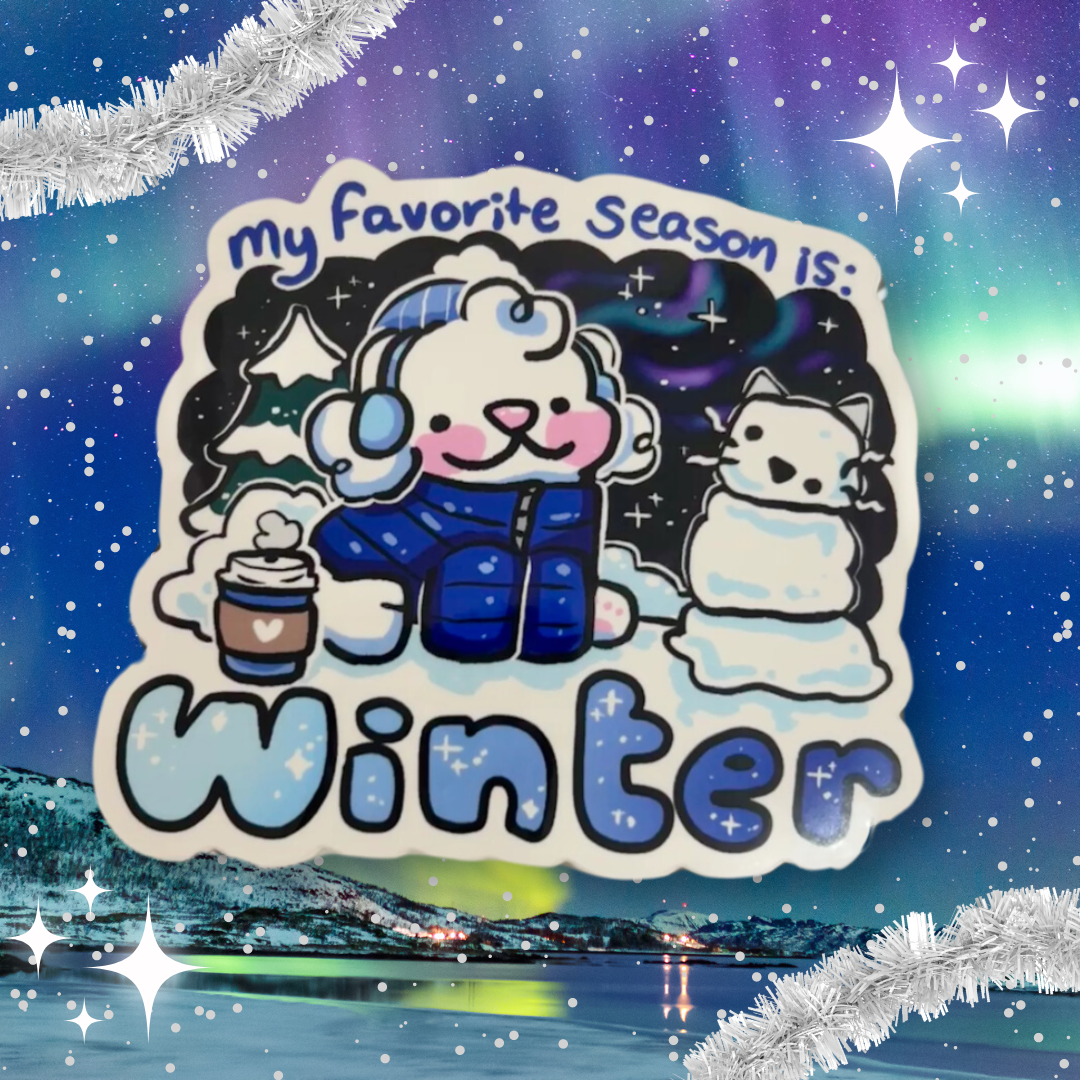 Woolblossom - Wholesale Sticker - My Favorite Season Is: !!! ~ Stickers0
