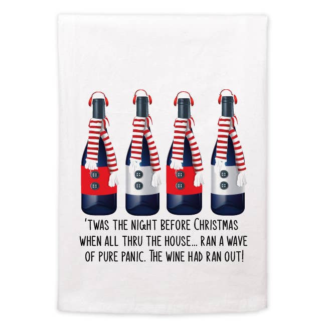 Flour Sack towel - (Christmas) 'Twas the night before for wholesale by Mariasch Studios