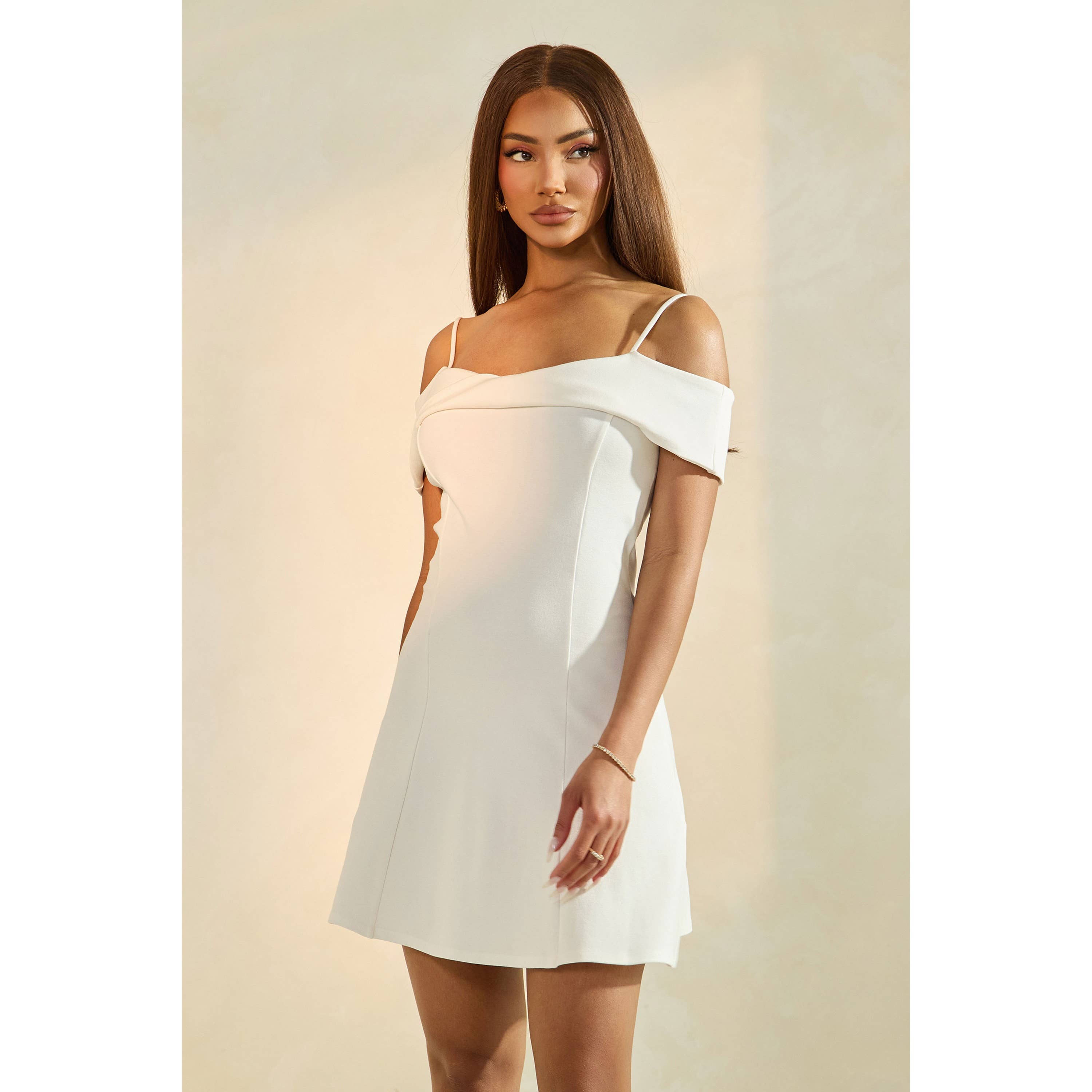CEFIAN FASHION - Wholesale Dress - Women's - GRACEFUL MOMENT OFF SHOULDER A-LINE DRESS6