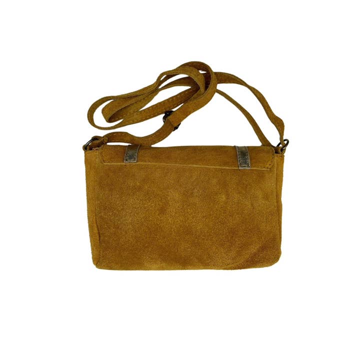 Louisa lee - Wholesale Crossbody Bag - Women's - PAULETTE SUEDE LEATHER SATCHEL BAG10