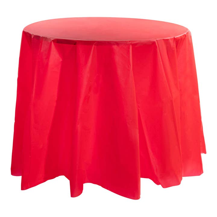 Smarty had a Party – wholesale Engångsduk – 84" Röd Rund Engångsduk - 1 st
