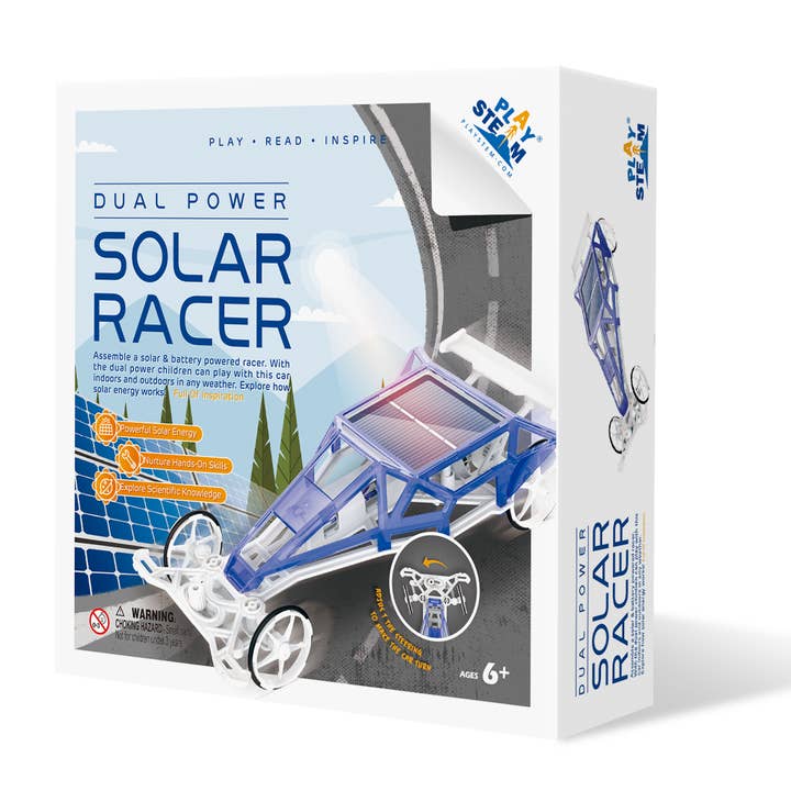 Dual Power Solar Racer - STEM DIY for wholesale by PlaySTEM